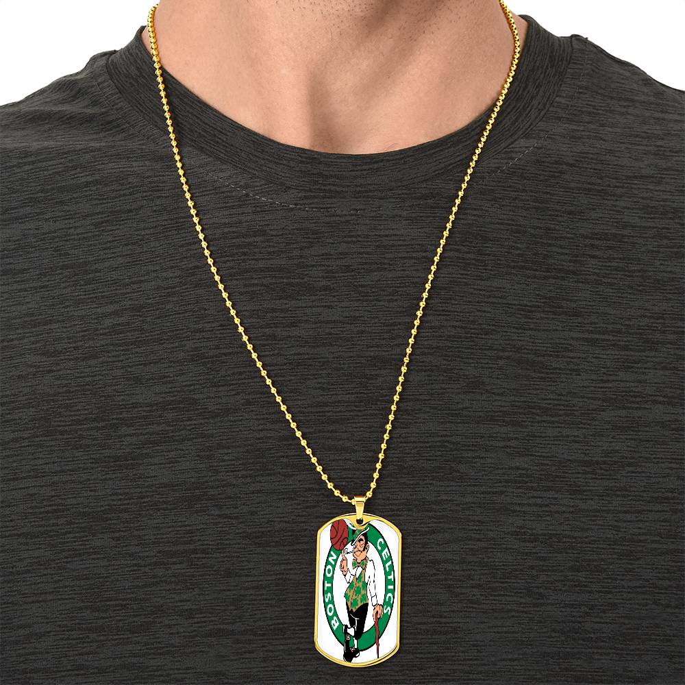 Boston Celtics (Military Style Dog Tag) NBA