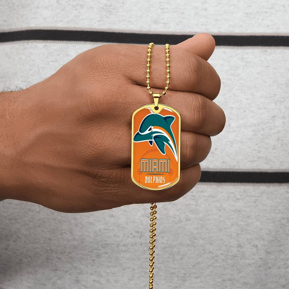 Miami Dolphins (Dog Tag)