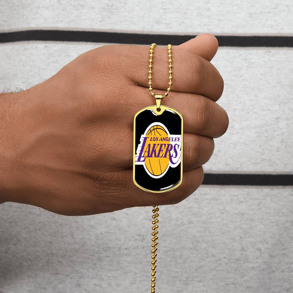 LA Lakers (Military Style Dog Tag) NBA