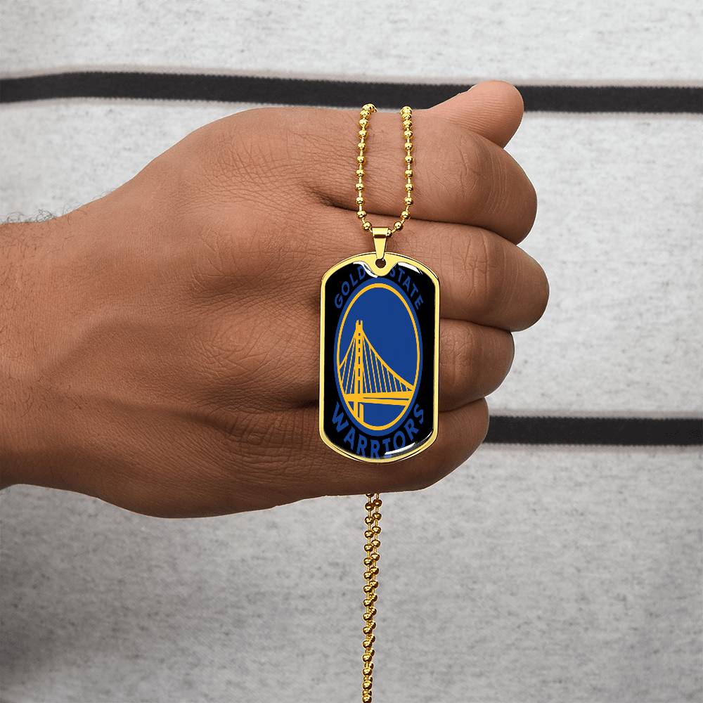 Golden State Warriors (Military Style Dog Tag) NBA