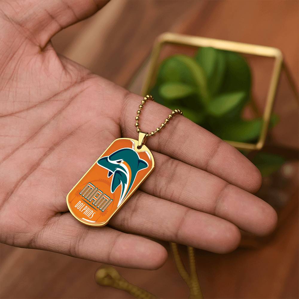Miami Dolphins (Dog Tag)