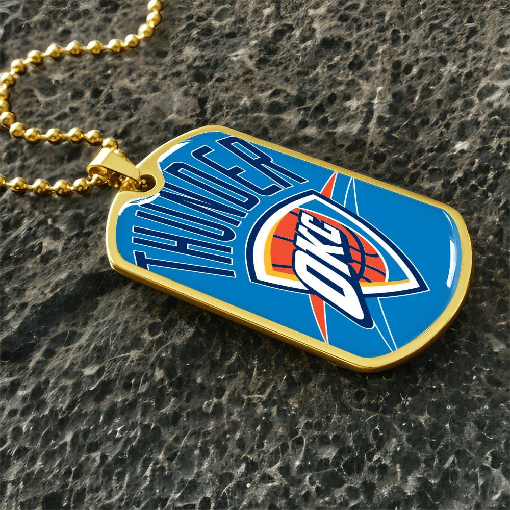 OKC Thunder (Military Style Dog Tag) NBA