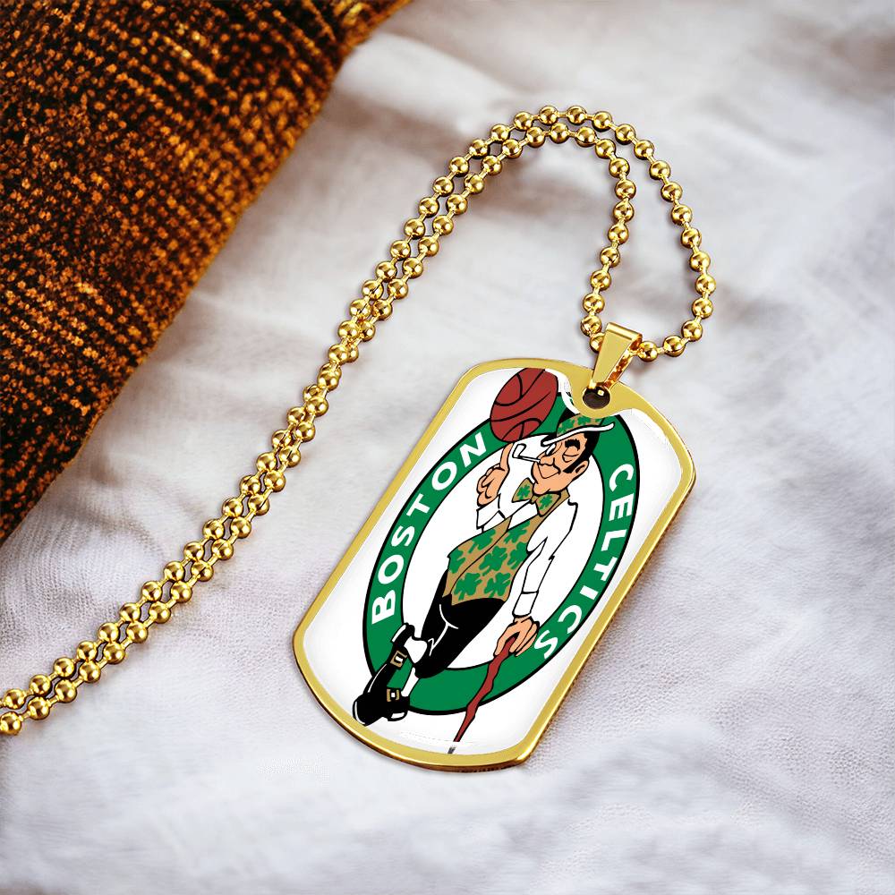 Boston Celtics (Military Style Dog Tag) NBA