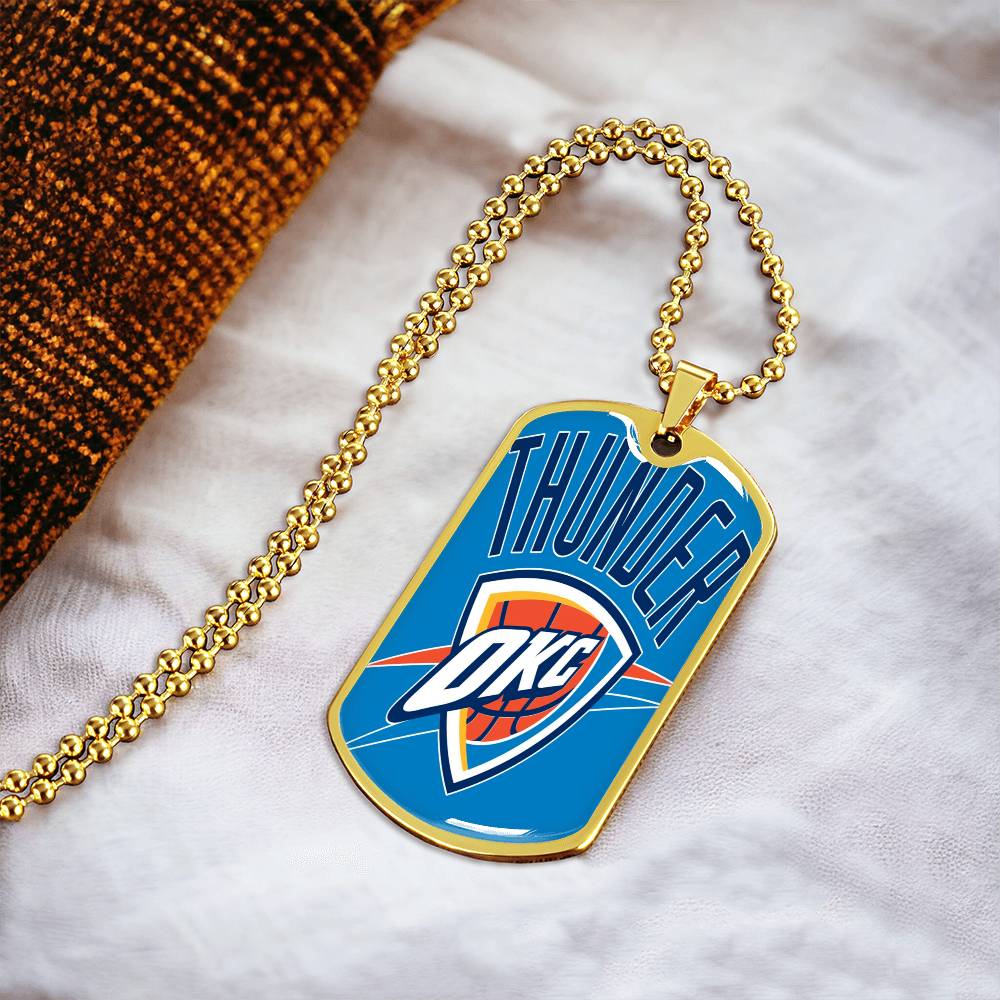 OKC Thunder (Military Style Dog Tag) NBA