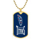 Tennessee Titans (Dog Tag)
