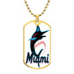 Miami Marlins (Dog Tag)