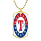 Texas Rangers (Dog Tag)