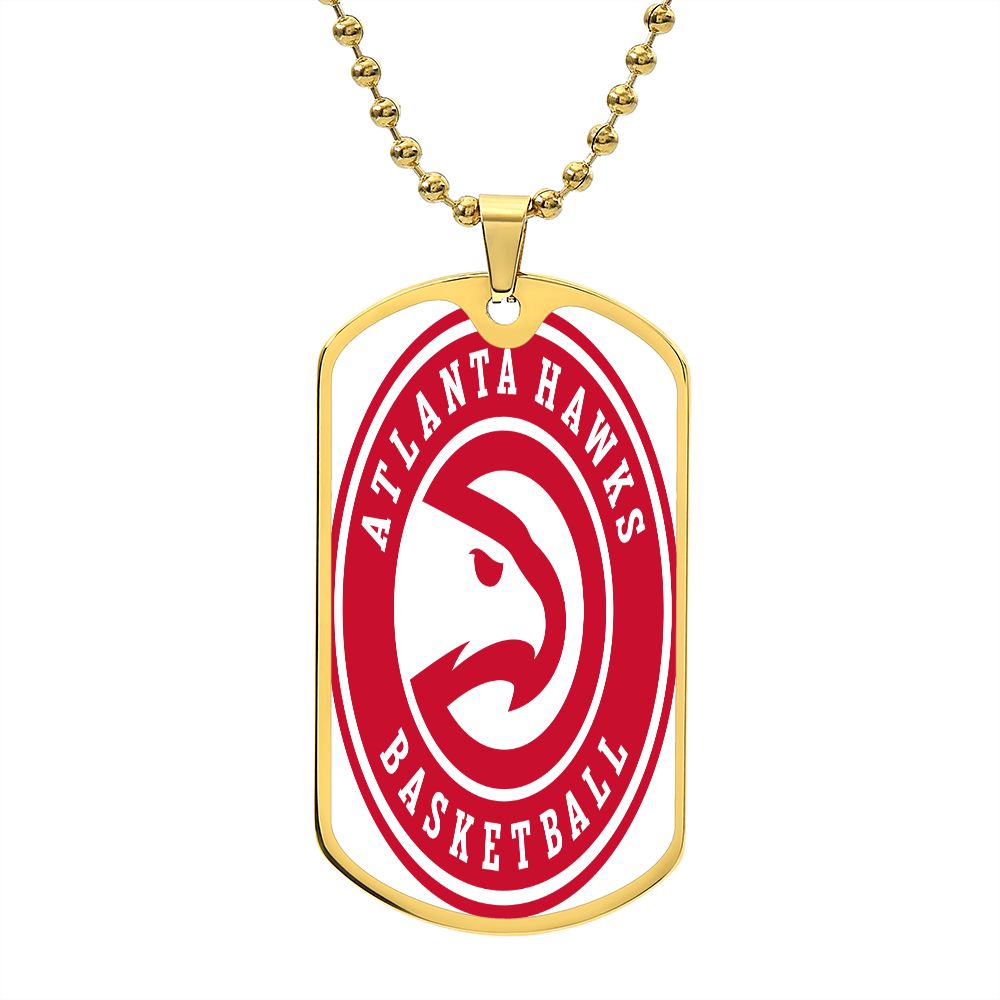 Atlanta Hawks (Military Style Dog Tag) NBA