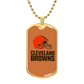 Cleveland Browns (Dog Tag)
