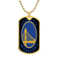 Golden State Warriors (Military Style Dog Tag) NBA