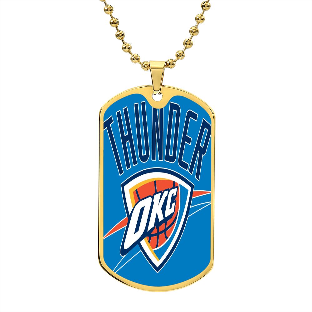 OKC Thunder (Military Style Dog Tag) NBA
