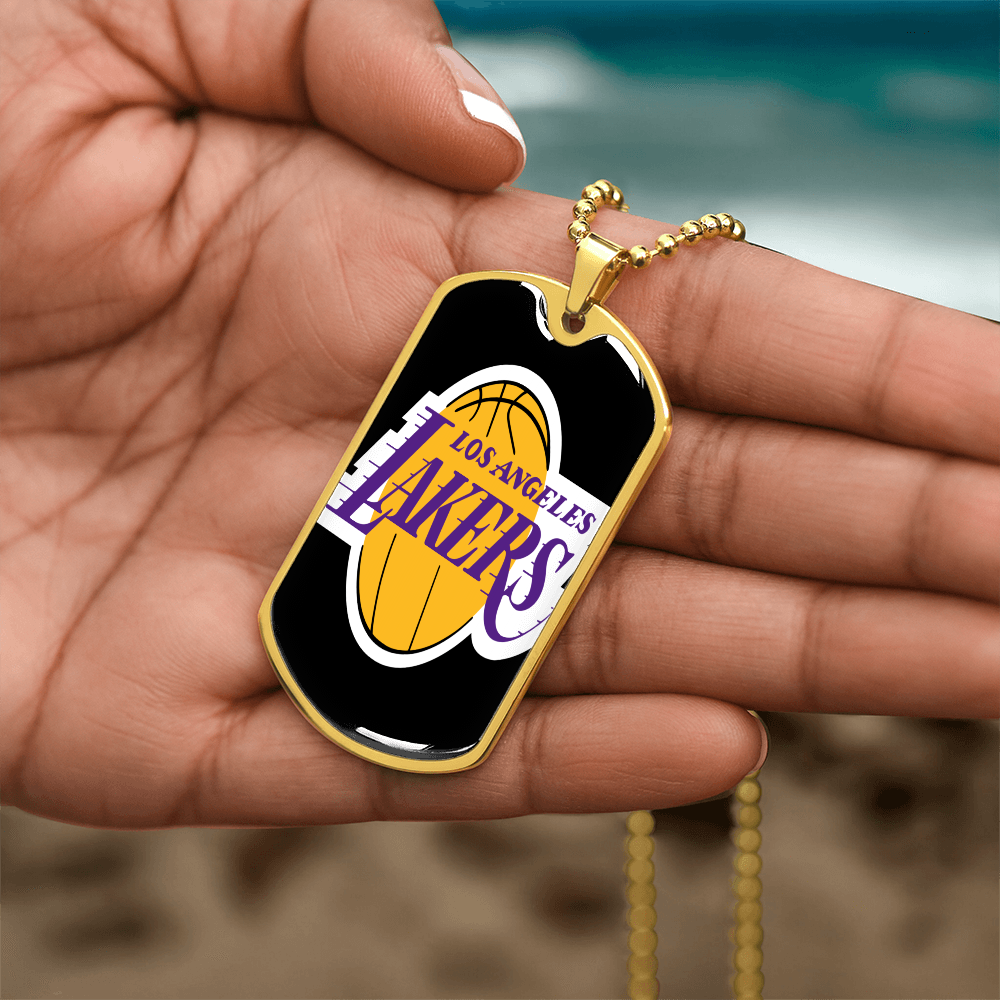 LA Lakers (Military Style Dog Tag) NBA