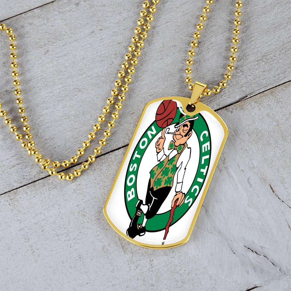 Boston Celtics (Military Style Dog Tag) NBA