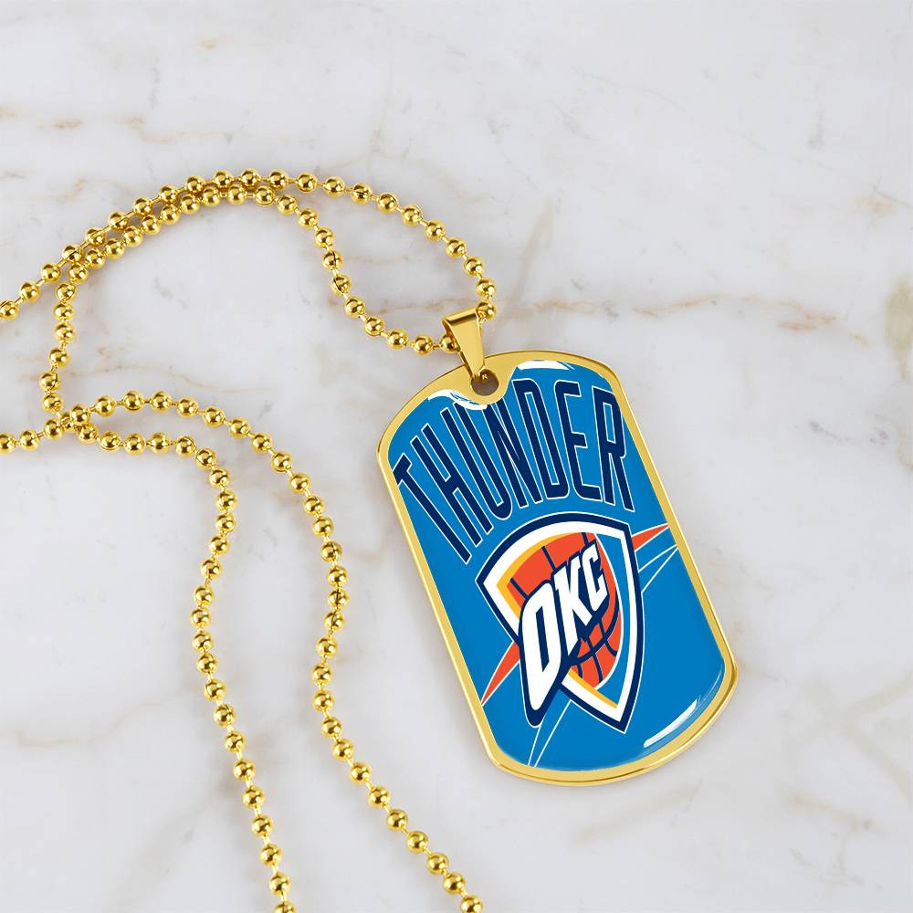 OKC Thunder (Military Style Dog Tag) NBA