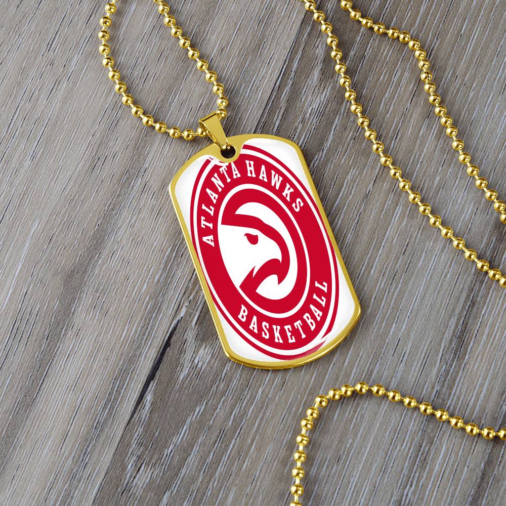 Atlanta Hawks (Military Style Dog Tag) NBA