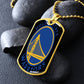 Golden State Warriors (Military Style Dog Tag) NBA
