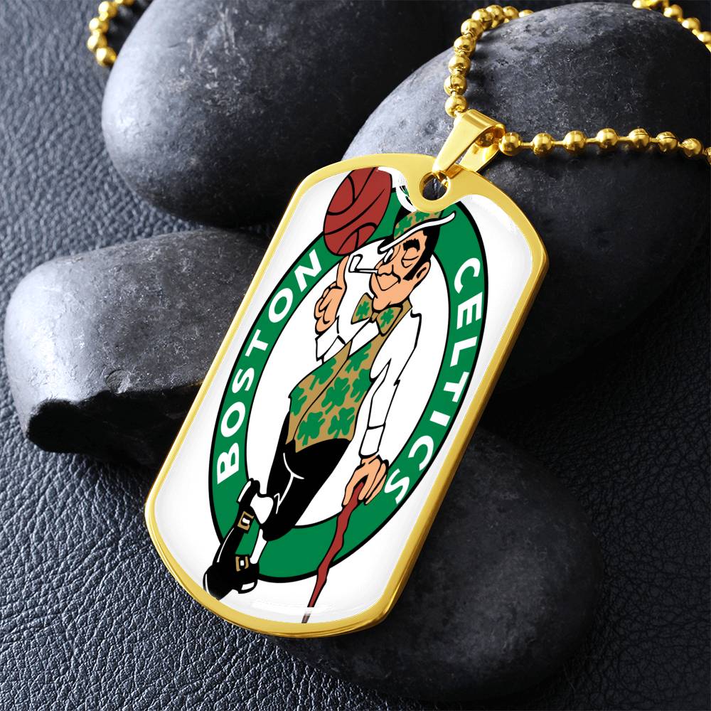 Boston Celtics (Military Style Dog Tag) NBA