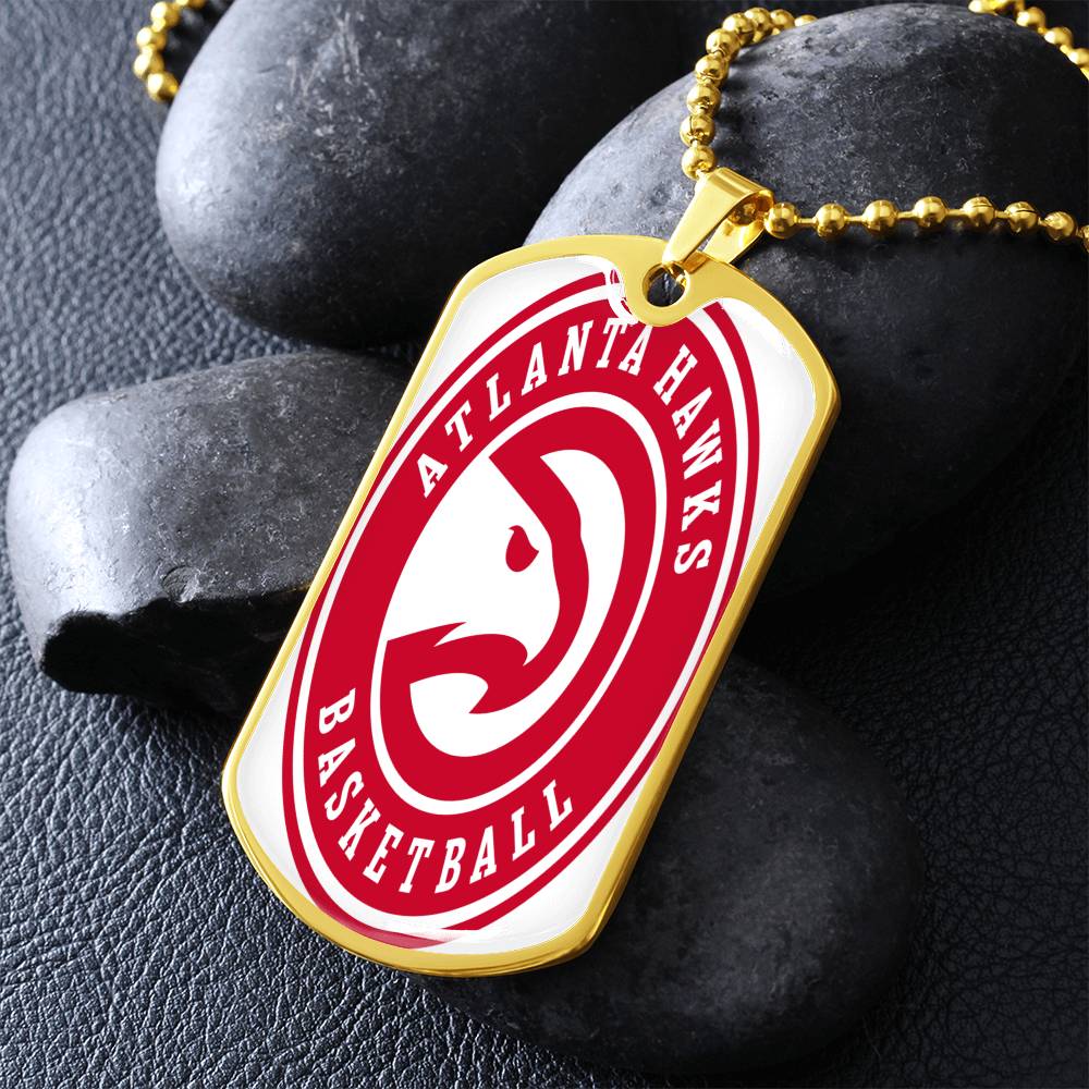 Atlanta Hawks (Military Style Dog Tag) NBA