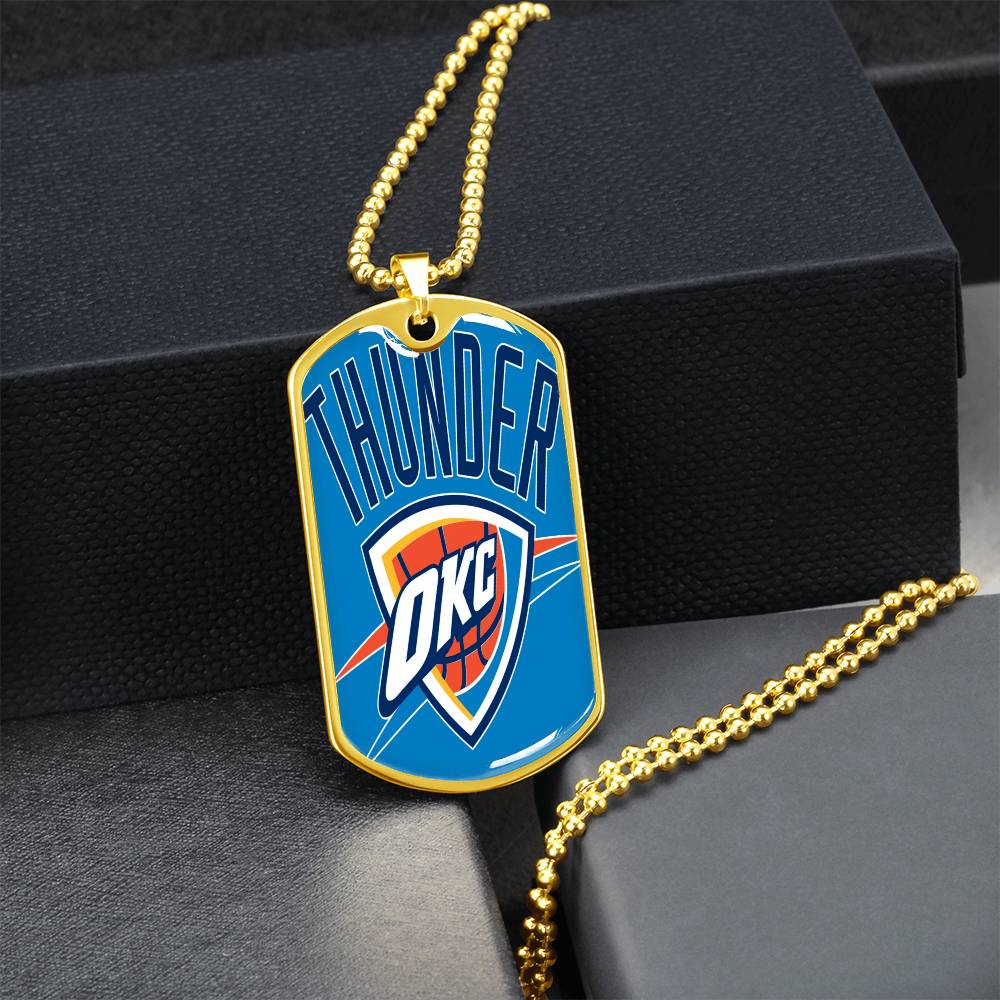 OKC Thunder (Military Style Dog Tag) NBA