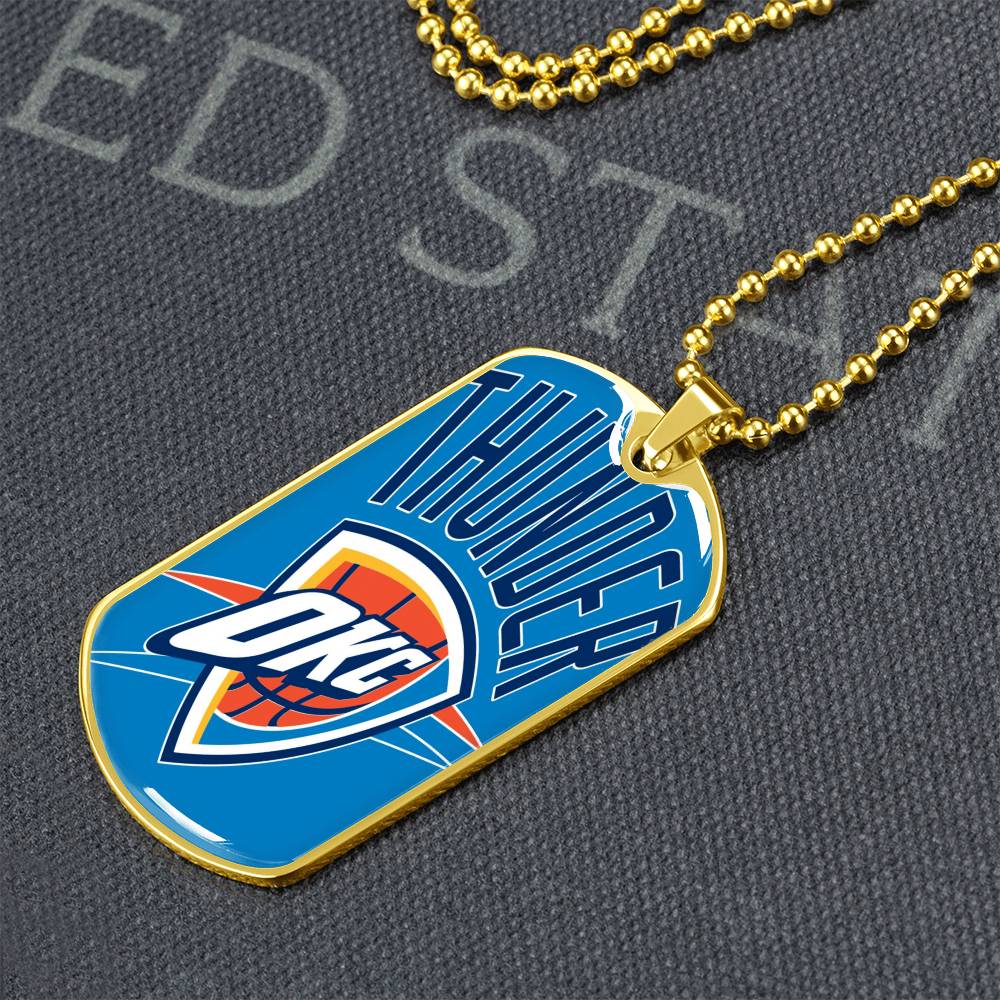OKC Thunder (Military Style Dog Tag) NBA