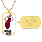 Miami Heat (Dog Tag) NBA