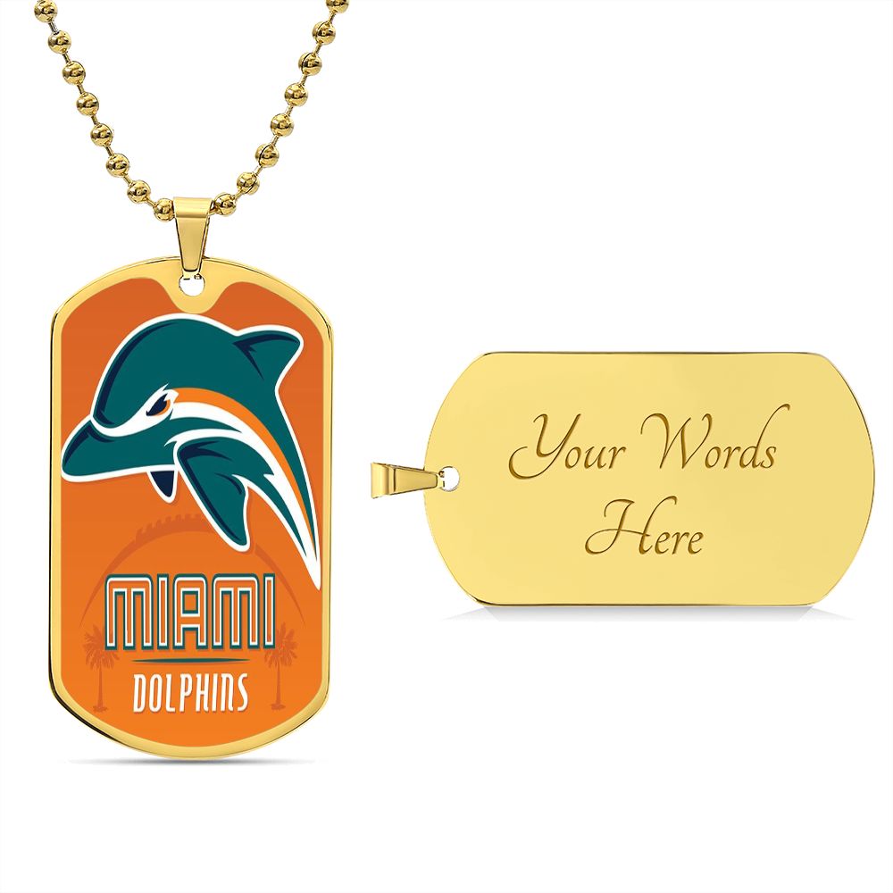 Miami Dolphins (Dog Tag)