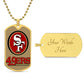 San Francisco 49ers (Dog Tag)