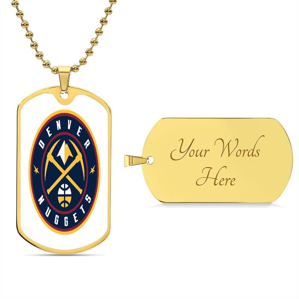 Denver Nuggets (Military Style Dog Tag) NBA