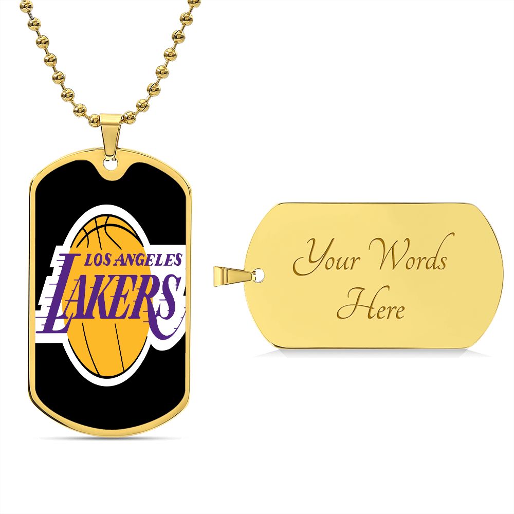 LA Lakers (Military Style Dog Tag) NBA