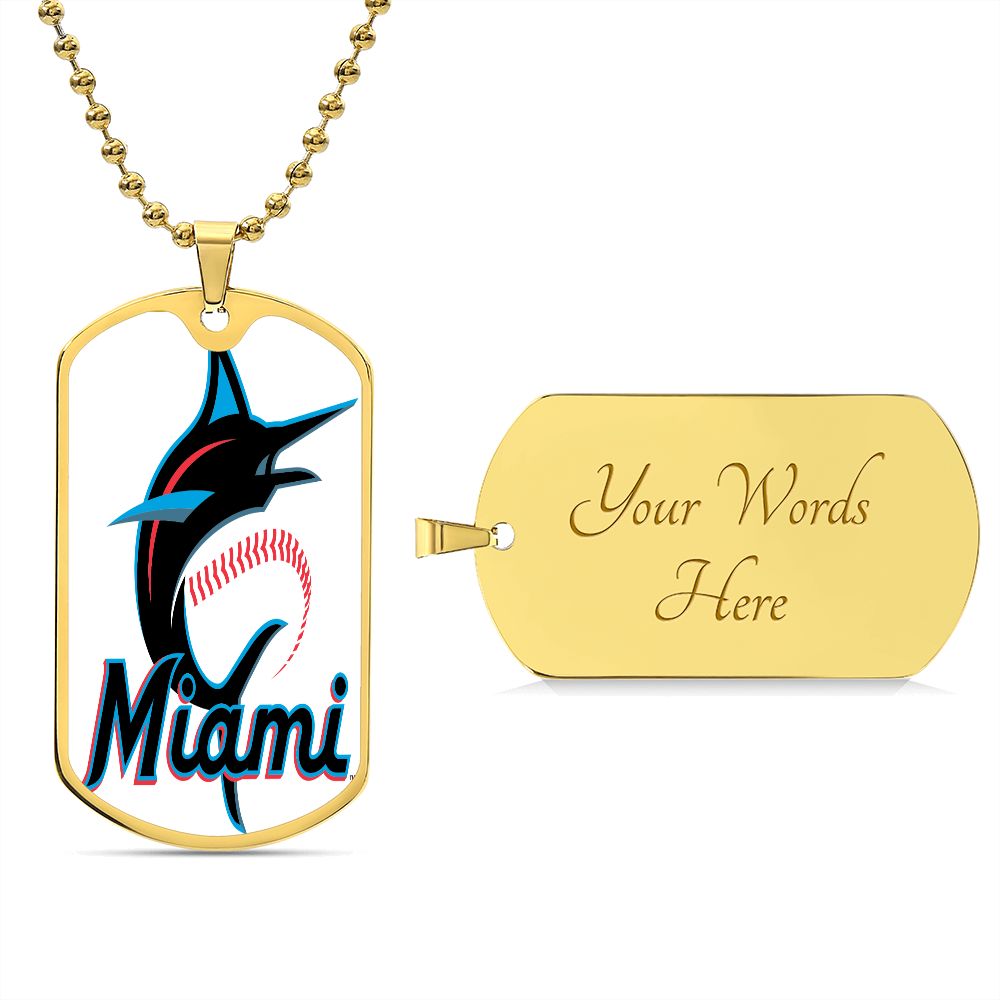 Miami Marlins (Dog Tag)