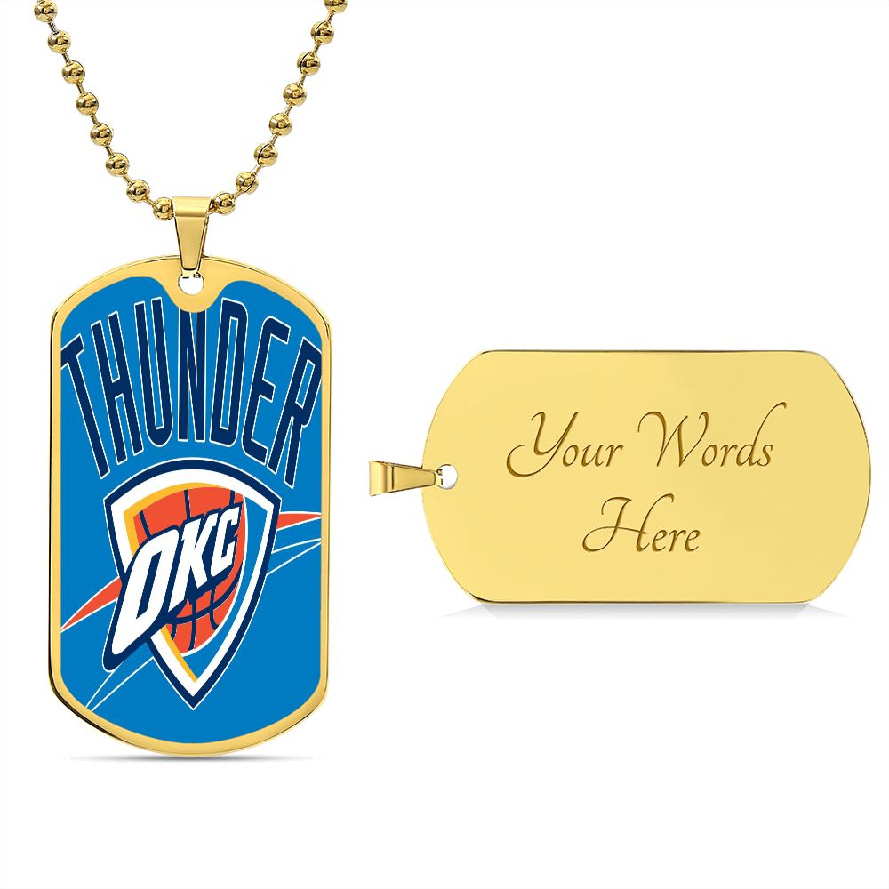 OKC Thunder (Military Style Dog Tag) NBA