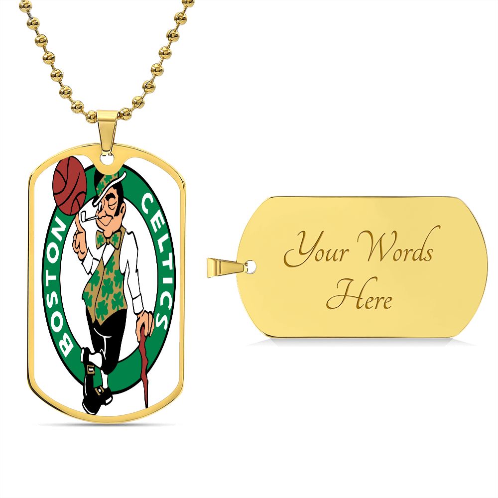 Boston Celtics (Military Style Dog Tag) NBA