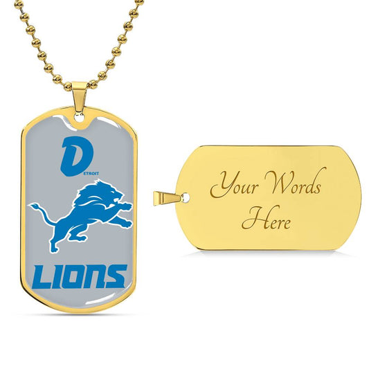 Detroit Lions (Dog Tag)