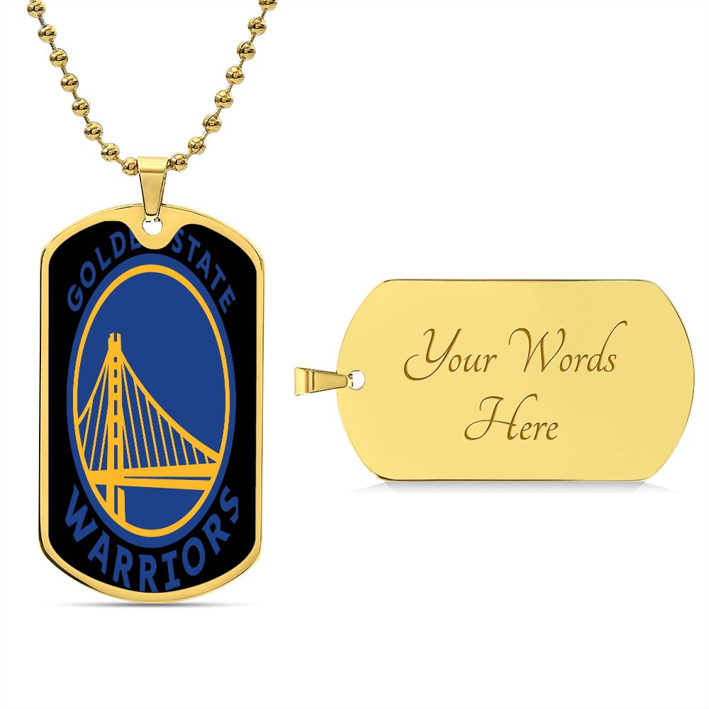 Golden State Warriors (Military Style Dog Tag) NBA