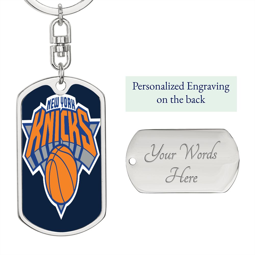 New York Knicks (Dog Tag Keychain) NBA