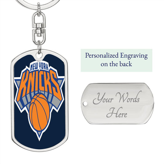 New York Knicks (Dog Tag Keychain) NBA