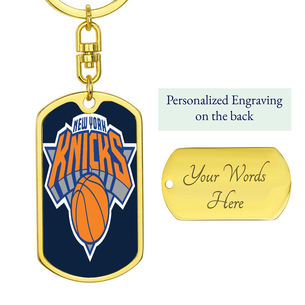 New York Knicks (Dog Tag Keychain) NBA