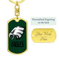 Philadelphia Eagles (Swivel Keychain)