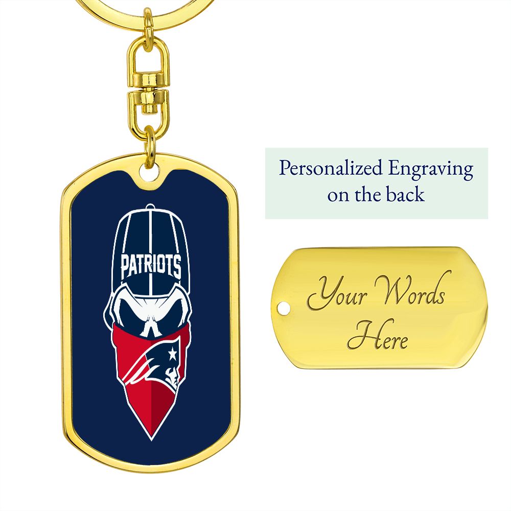 New England Patriots (Swivel Keychain)