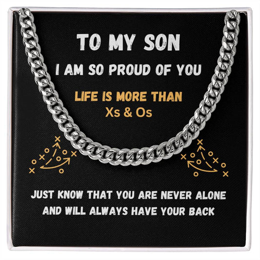 X & O (Cuban Link Chain)