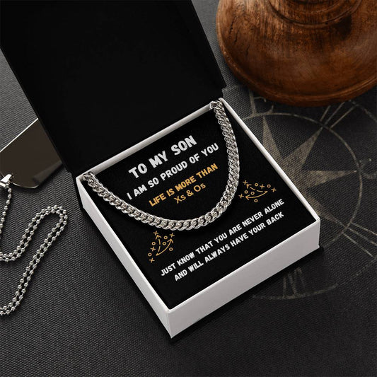 X & O (Cuban Link Chain)