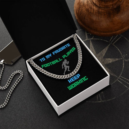 Favorite Football Player (Cuban Link Necklace)