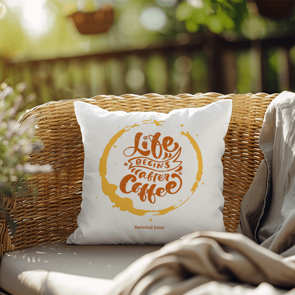 Coffee Indoor/Outdoor Pillow