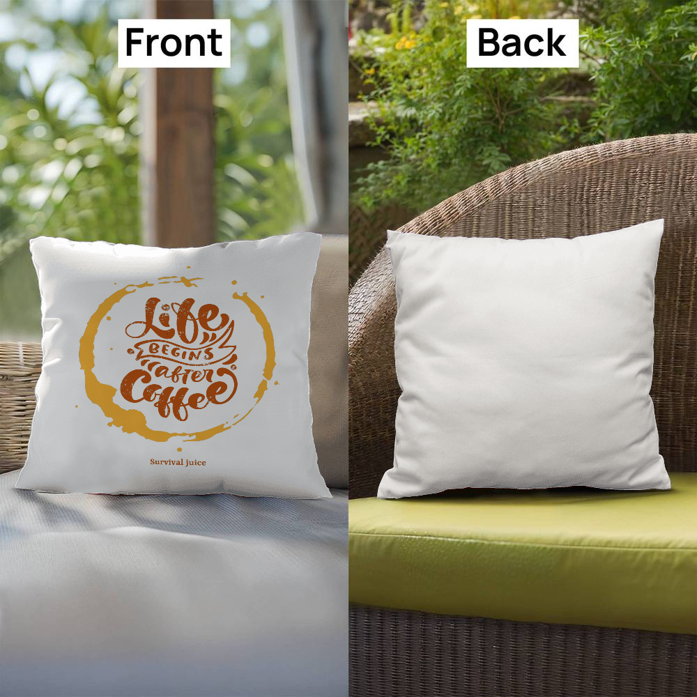 Coffee Indoor/Outdoor Pillow