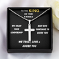 “Wear Your Purpose.” Modern Stainless Steel Cross Necklace for Men