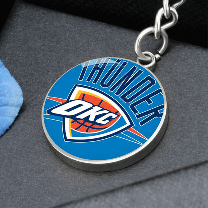OKC Thunder (Circle Keychain) NBA
