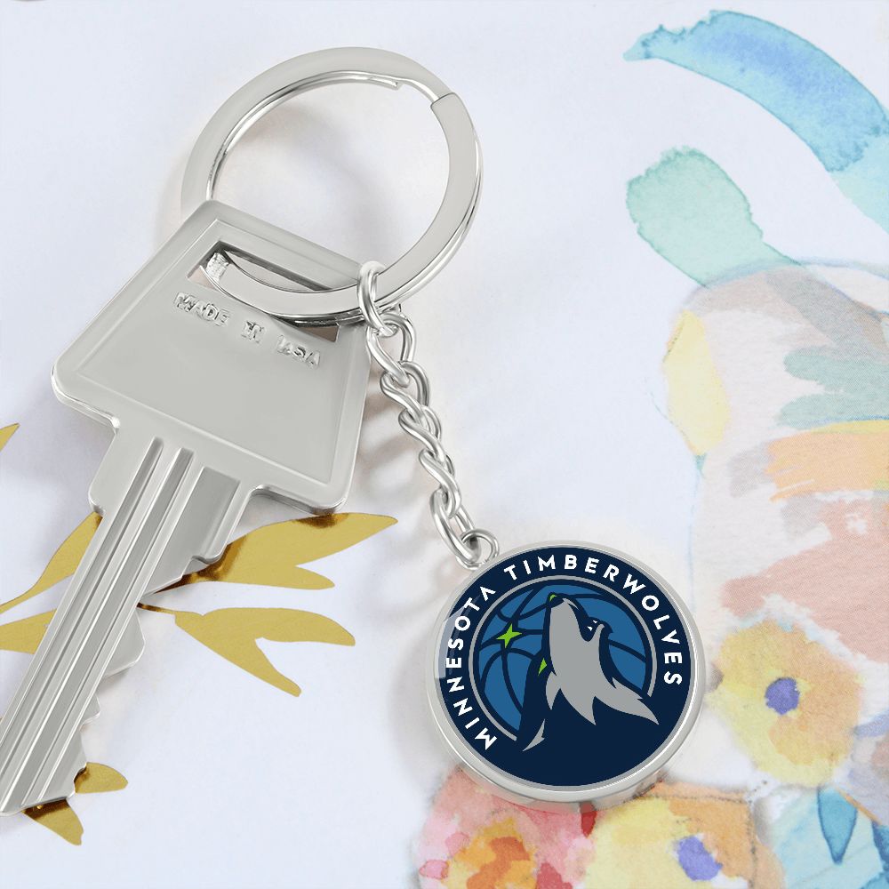 Minnesota Timberwolves (Circle Keychain) NBA