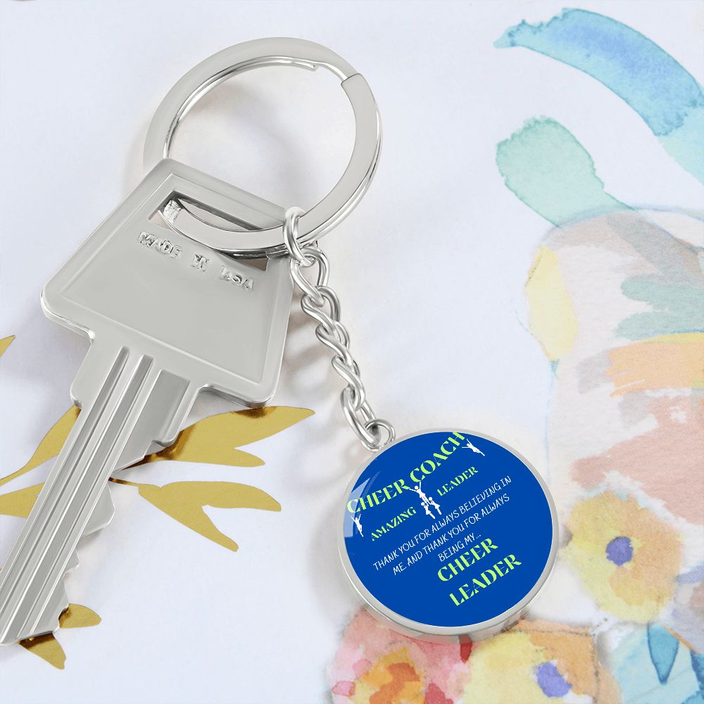Cheer Coach (Circle Key Chain)