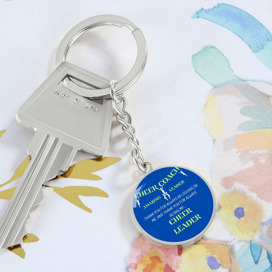 Cheer Coach (Circle Key Chain)