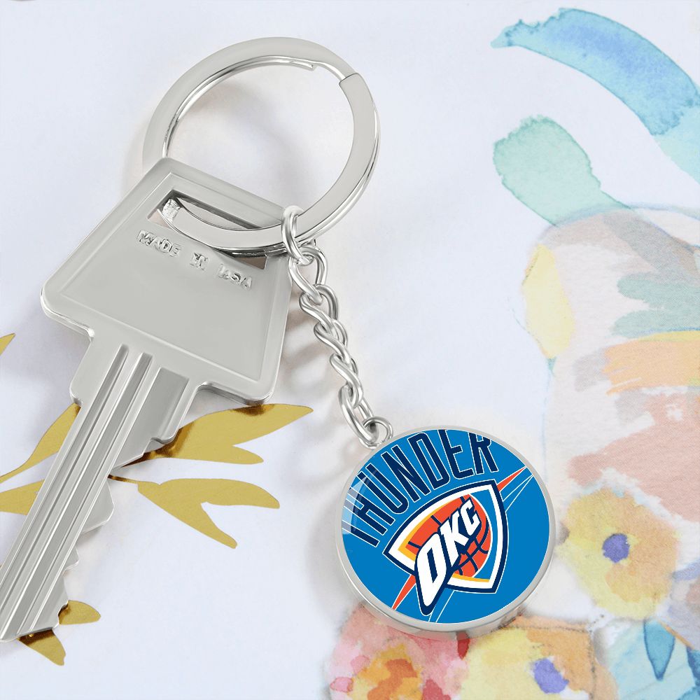 OKC Thunder (Circle Keychain) NBA